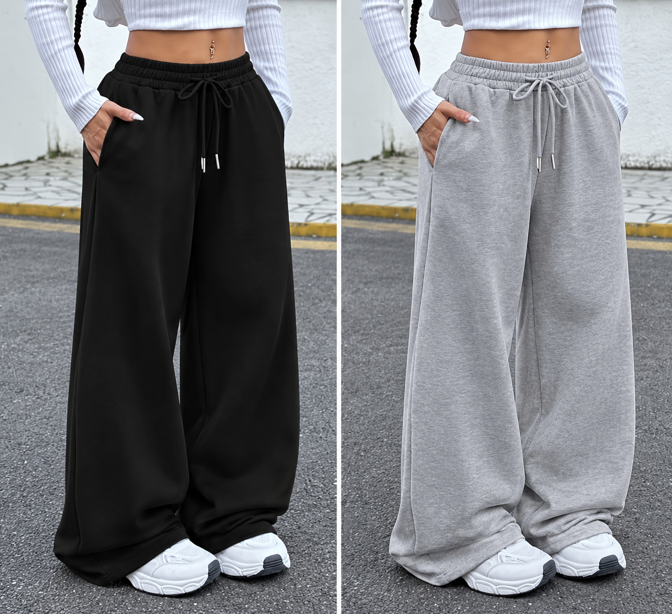 Pack de 2 Baggy Femme – Style Streetwear & Tendance